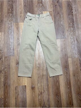 Ralph Lauren Beige/Tan Petite Chino Pants